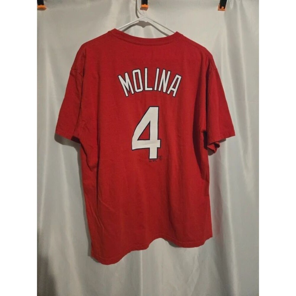 Majestic St. Louis Cardinals Molina Men's Large T-Shirt (LOC-32)